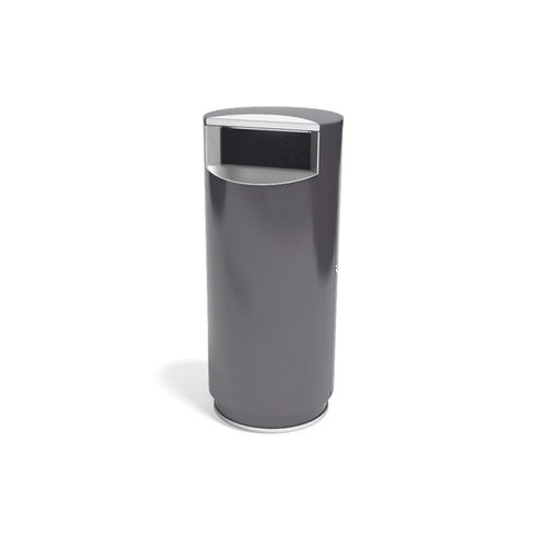 Общественный мусорный контейнер - CITY&reg; 100 - FINBIN Products/ Lehtovuori Oy - из гальванизированной стали / из нержавеющей стали / с крышкой