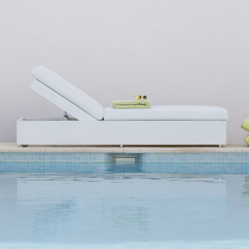 Современный садовый шезлонг - CHILLED RECLINABLE - GreenDesign - из Batyline® / из алюминия / для сада