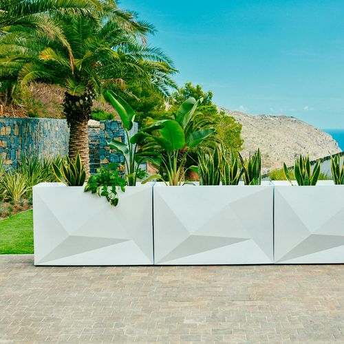 Кадка для садовых растений из полиэтилена - ANAFI - GreenDesign - прямоугольная / современная / для наружного применения
