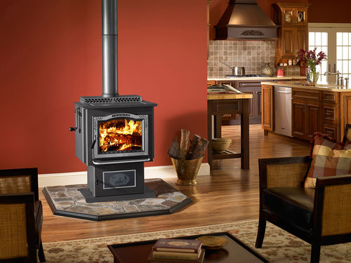 Печь-камин на дровах - TL - Harman Stoves - традиционная / из нержавеющей стали