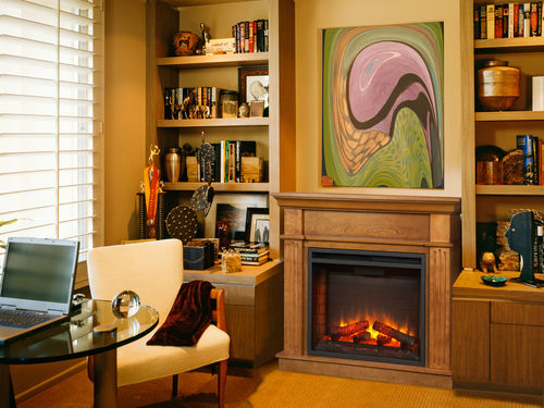 Электрический камин - SIMPLIFIRE CRESTWOOD - Harman Stoves - отдельностоящий / Односторонний / с закрытой топкой