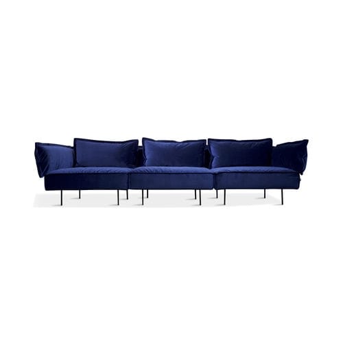 Модульный диван - ROYAL BLUE  - Handvark - современный / из бархата / синий