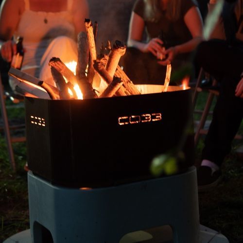 Дровяная садовая жаровня - OPUS IGNIS - CO33 - из бетона / из нержавеющей стали / из кортеновской стали