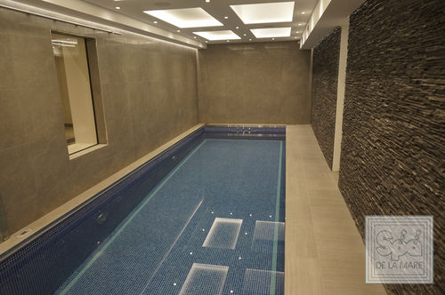 Встраиваемый плавательный спа-бассейн - CLEOPATRA VI - Spa De La Mare - не определено / из мозаики / для бытового использования