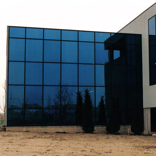 Тонкостенная перегородка VEP - SEMISTRUCTURAL FAÇADES - MAPIER GROUP S.R.L. - из алюминия / из стекла