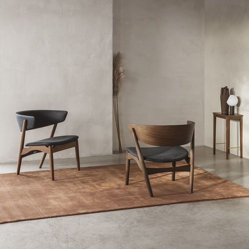 Низкое кресло скандинавский дизайн - Sibast No 7 - sibast furniture - из шерсти / из кожи / из дуба