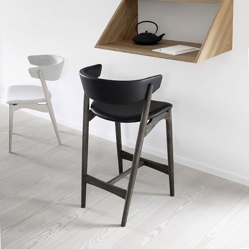 Современный барный стул - Sibast No 7 - sibast furniture - для интерьера / из шерсти / из кожи