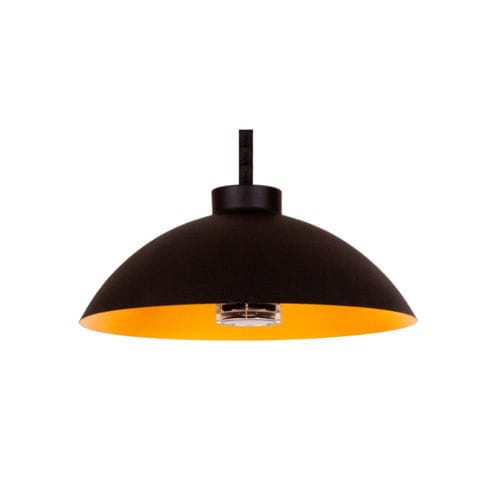 Современный потолочный светильник - DOME - Heatsail - круглый / из нержавеющей стали / LED