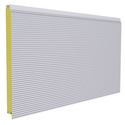 Сэндвич-панель для стены - POLTHERMA PS - EuroPanels - металлическая поверхность / прокладка из полиизоцианурата PIR