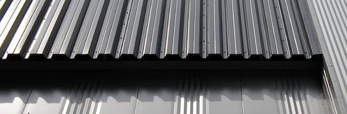 Ребристое листовое железо - EuroPanels - из оцинкованной стали / крышки