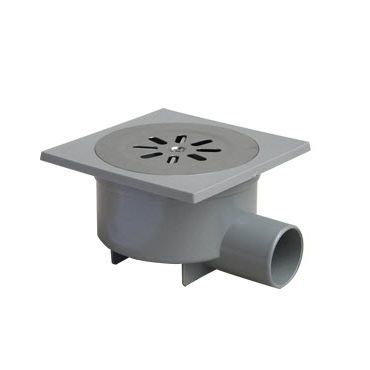 Сливной сифон из ПВХ - CHL150C - AIRGAMA SRL - для террасы / с решеткой / круглый