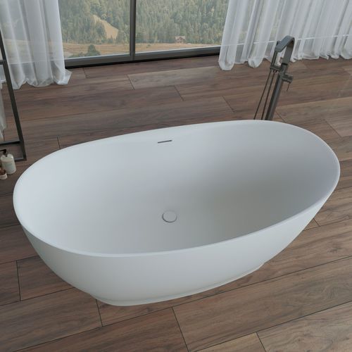 Овальная ванна - Lagune - QUARE DESIGN - отдельностоящая / для жилых зданий / для профессионального использования