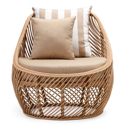 Современное кресло - BUTTERCUP : J11CH-0003 - Corner 43 Decor - из алюминия / из синтетического ротанга / для сада