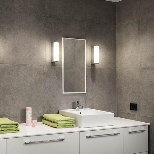 Современный настенный светильник - SPA - SG LIGHTING - для интерьера / из стали / из матового стекла