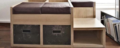 Современная мебель для обуви - SHOE-SHINE - Ateliers Phi SA - самонесущая / из дерева / для бытового использования
