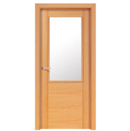 Дверь для интерьера - GROOVED WHITENED - NORMA DOORS - из дуба / створчатая / полузастекленная