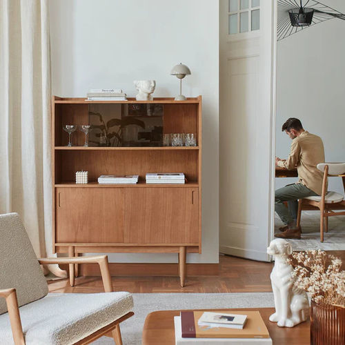 Высокий буфет - HIGHBOARD 1050 - 366 Concept - современный / из дуба / деревянный шпон