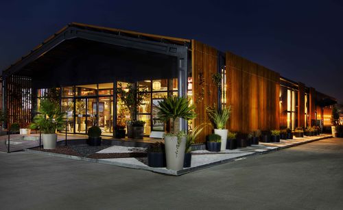 Модульное здание - NARLI BAHCE RESIDENCES SALES OFFICE - APEC Smart Steel Structures - из стали / металлический каркас / для ресторана