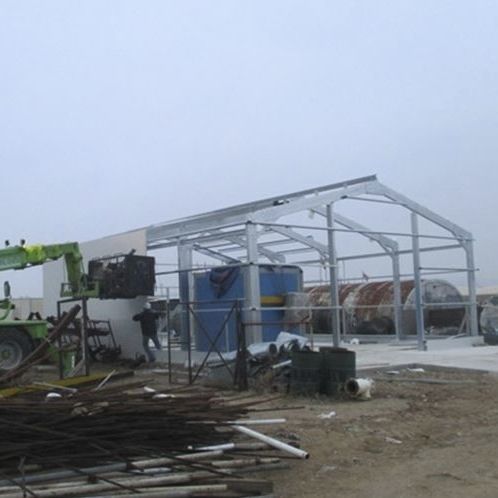 Ангар из гальванизированной стали - SIEMENS LOGISTICAL STORAGE UNIT AND OFFICE BUILDING - APEC Smart Steel Structures