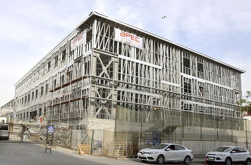 Сборное здание - ISTANBUL UNIVERSITY CERRAHPASA MEDICAL SCHOOL AND HOSPITAL - APEC Smart Steel Structures - из бетона / из стали / металлический каркас