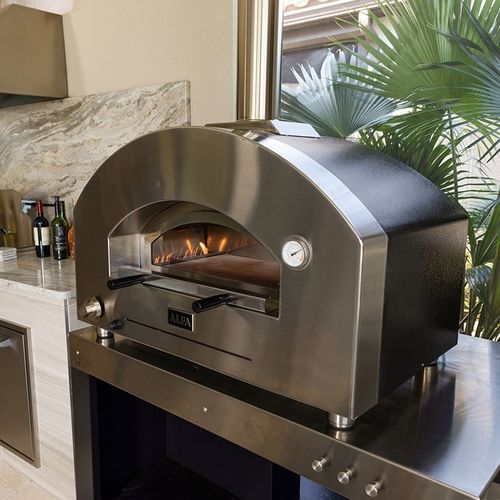 Печь для пиццы для бытового использования - FUTURO 2 Pizze - Alfa Forni - газовая / дровяная / автономная