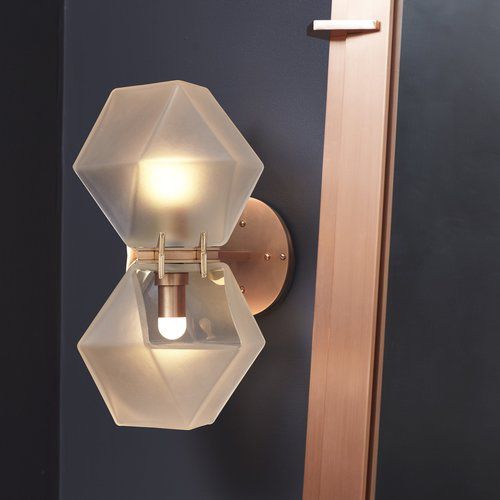 Современный настенный светильник - WELLES DOUBLE SCONCE - Gabriel Scott - для интерьера / из металла / LED
