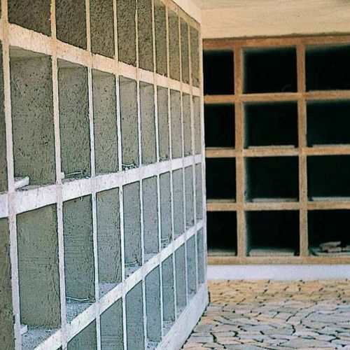 Модульная обшивка - CEMETERY NICHES - Arbloc srl - из полистирола / настенная / для погребальной ниши