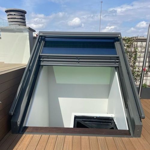 Смотровой люк на крышу - AIRCLOS Aluminium Systems - прямоугольный / из стекла / с термовкладышем