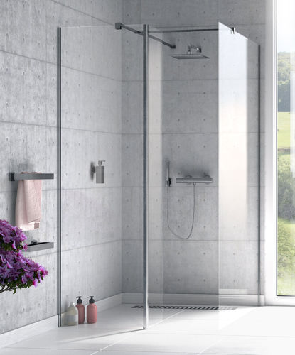 Фиксированная перегородка для душа - ORIGIN WALK IN: 11915 SERIES - Aqualux Bathroom Design - угловая