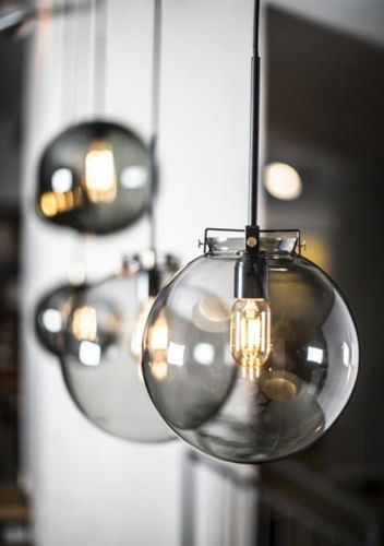 Подвесная лампа - COPPOLA - Ruben Lighting - из стекла / современная / проводная