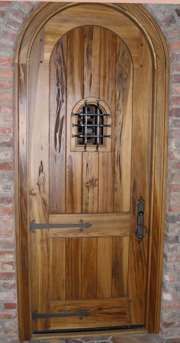 Входная дверь - DRENDEL - AppWood - из дерева / створчатая / полузастекленная