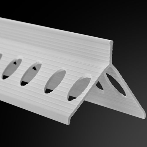 Отделочный профиль из ПВХ - MONOLAYER - plastdecor - для плиточного пола / для внутренних углов / невидимый