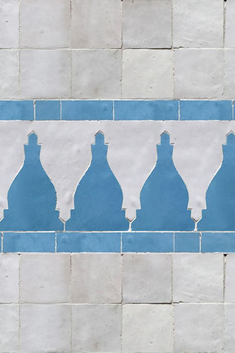 Фриза из глазированной керамики - New Terracotta - терракотовая / напольный / настенная