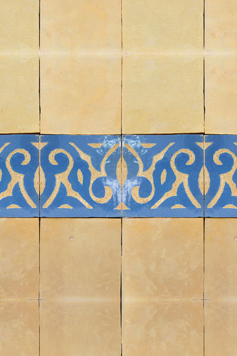 Фриза из глазированной керамики - CHISELED  - New Terracotta - терракотовая / настенная