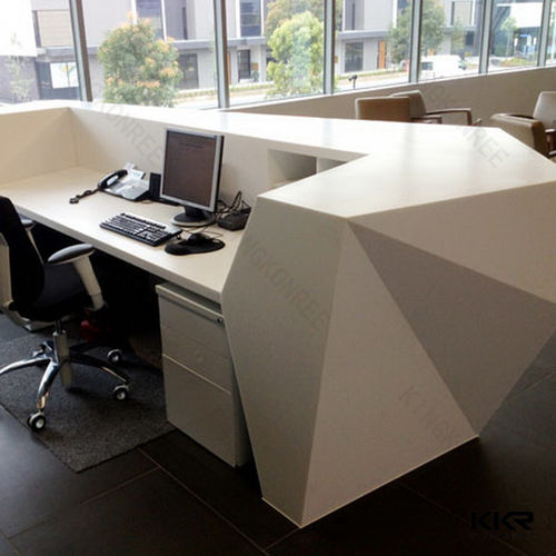Угловая административная стойка - RC-25 - KKR KINGKONREE - из акрила / из Solid Surface