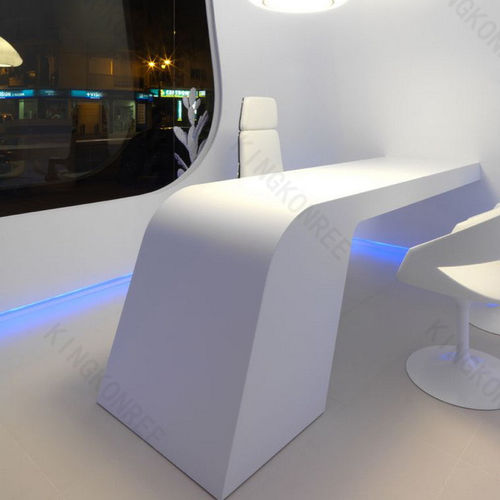 Барная стойка для бара - RC-51 - KKR KINGKONREE - из Solid Surface / прямая