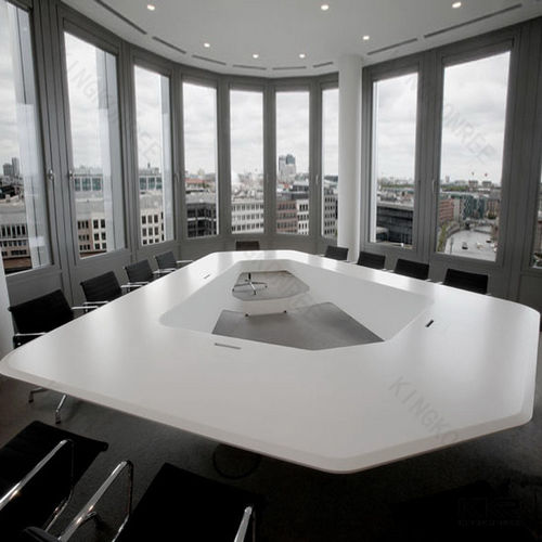 Современный рабочий стол - CORIAN   - KKR KINGKONREE - из Solid Surface / для профессионального использования