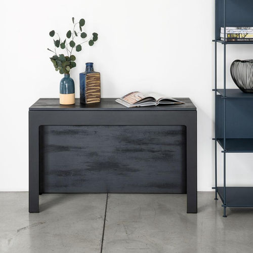 Современный стол-консоль - ULISSE - pezzani home collection - из ламината / с основанием из окрашенной стали / прямоугольный