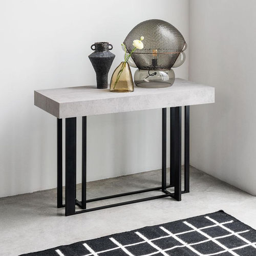 Современный стол-консоль - SUPREMAE - pezzani home collection - из ламината / с основанием из стали / прямоугольный