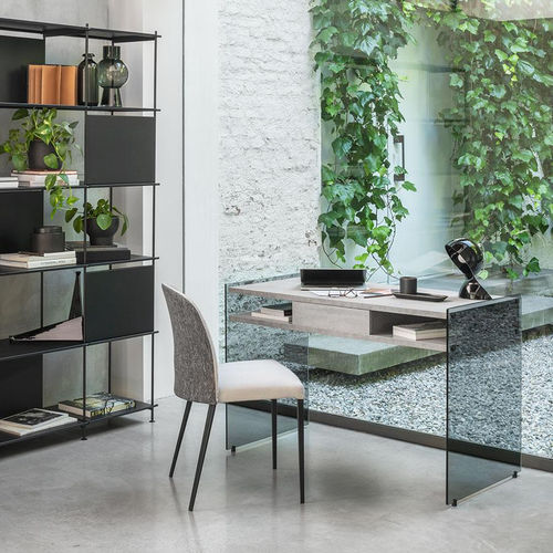 Напольный рабочий стол - SPACE - pezzani home collection - современный / из ламината / прямой