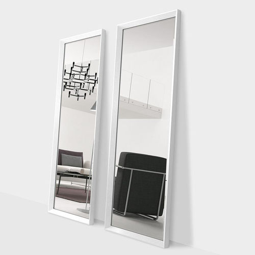 Настенное зеркало - RIFLESSO - pezzani home collection - современное / прямоугольное / из алюминия