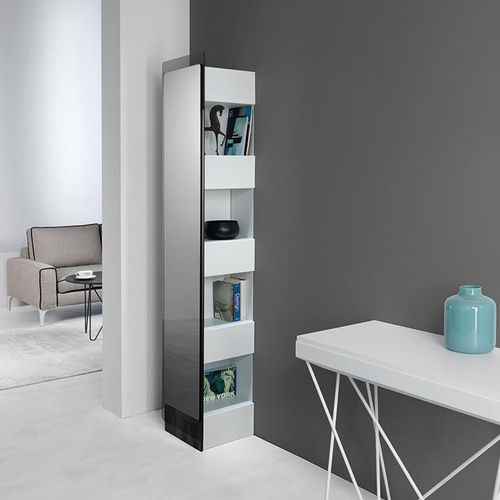 Отдельностоящее зеркало - HIDE - pezzani home collection - современное / прямоугольное / из ламината