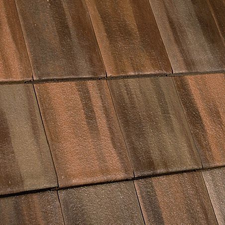 Плоская черепица - WINDSOR : CIMARRON BLEND - Crown Roof Tiles - из бетона / большая форма