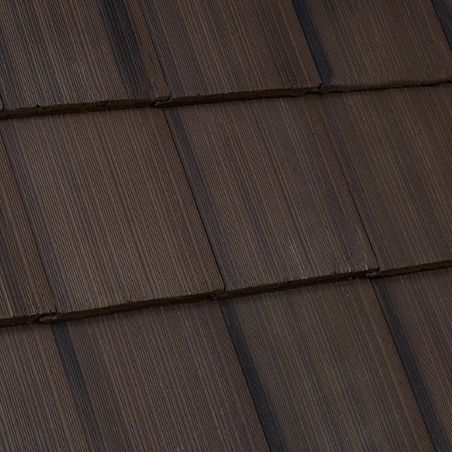 Плоская черепица - WINDSOR SHAKE : BIRCHWOOD - Crown Roof Tiles - из бетона / большая форма