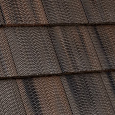 Плоская черепица - WINDSOR SHAKE : MADERA - Crown Roof Tiles - из бетона / большая форма