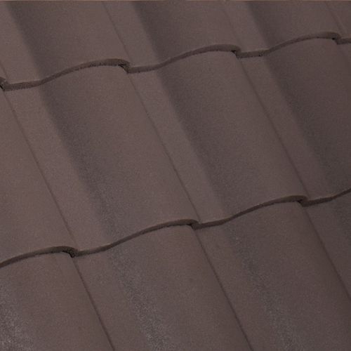 Черепица с замковым соединением - SANIBEL : TOBACCO BLEND - Crown Roof Tiles - из бетона / большая форма