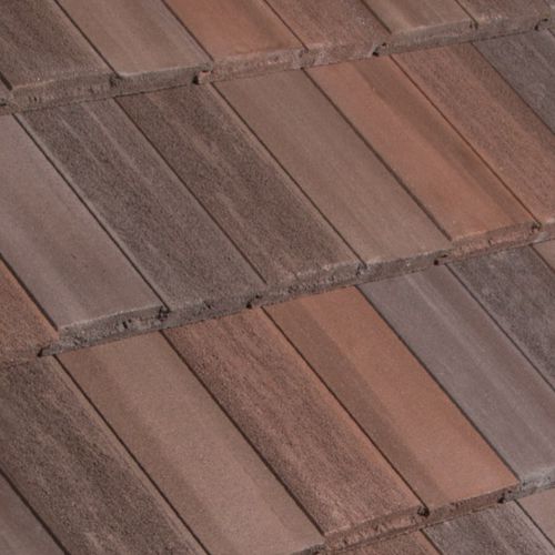 Плоская черепица - WINDSOR SPLIT SHAKE : MADERA BLEND - Crown Roof Tiles - из бетона / большая форма