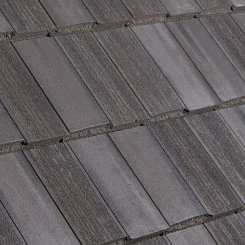 Плоская черепица - WINDSOR SPLIT SHAKE : MANATEE - Crown Roof Tiles - из бетона / большая форма