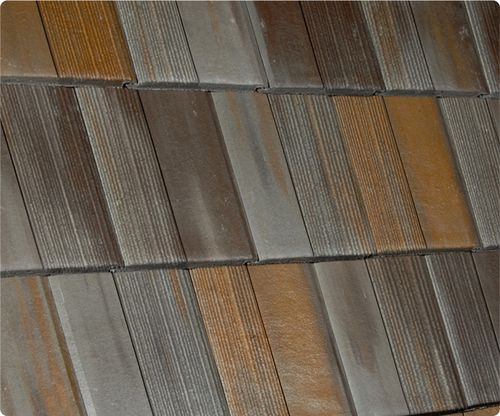 Плоская черепица - WINDSOR SPLIT SHAKE : IRONWOOD - Crown Roof Tiles - из бетона / большая форма