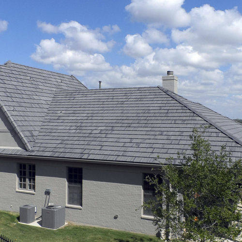 Плоская черепица - WINDSOR : LEAD - Crown Roof Tiles - из бетона / большая форма